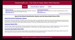Desktop Screenshot of freepatentpdfs.com